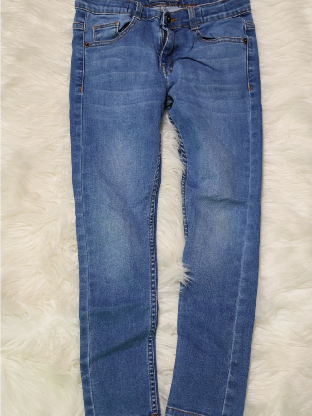 Boss Women's Skinny Jeans in Blue Wash